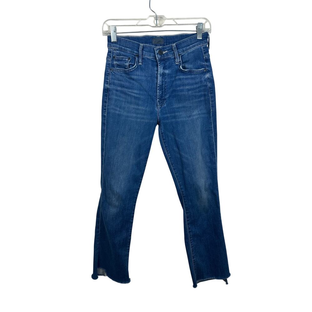 Mother Jeans The Insider Crop Step Fray in Wish On A Star Size 26 GUC